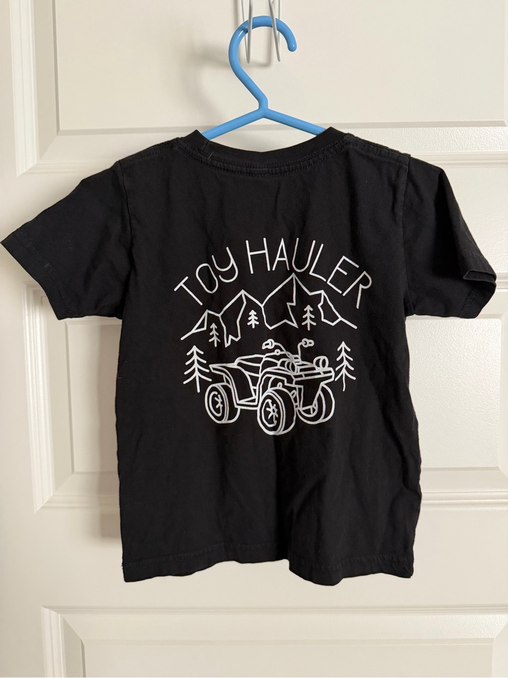 4T Toy Hauler Graphic Tee for Kids - Black